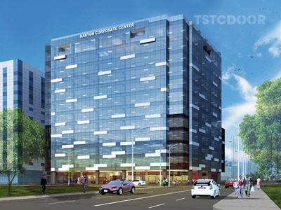 Proyecto de Edificio de Oficinas en el Sudeste Asiático - TAR300 -Puerta Giratoria de 4 Hojas