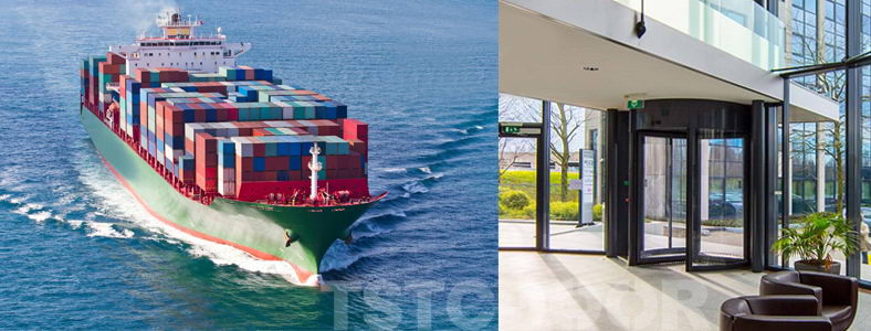 TSTC automatic door &freight charge