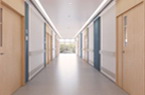 Puertas de Hospital TSTC con una Hoja y Mitad