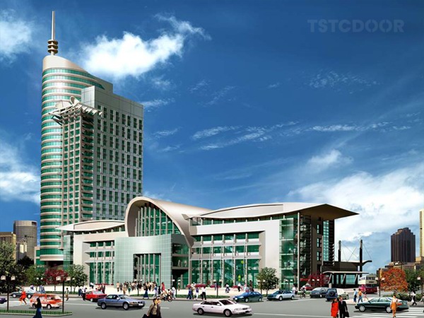 TSTC-2 wing revolving door for bus station-250811-1