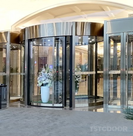 TSTC 2 Wing Auto Revolving Door -2 TSTC 2 Wing Auto Revolving Door -2