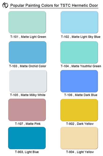 Popular Painting Colors for Hermetic Door