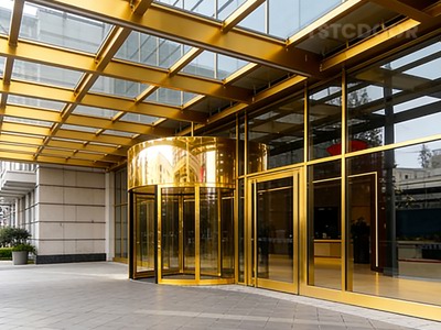 3 Wing Automatic Revolving Door for Hotel Project -TAR300