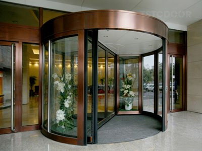 2 Wing Automatic Revolving Door for Offi