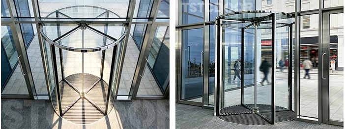TAR600-All glass revolving door-TSTC