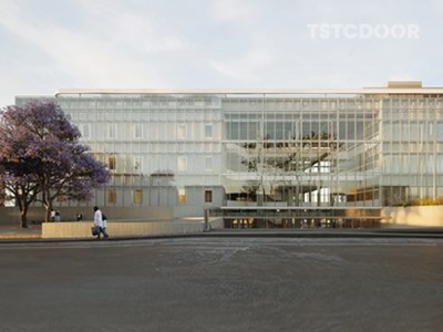 Crystal Revolving Door for Office Buildi