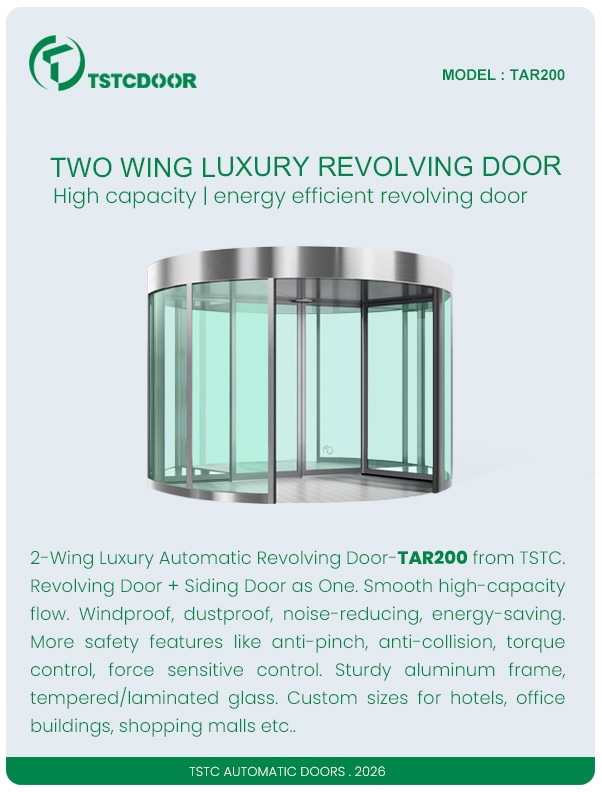 TAR200-2 Wing Luxury Revolving Door-TSTC TAR200-2 Wing Luxury Revolving Door-TSTC