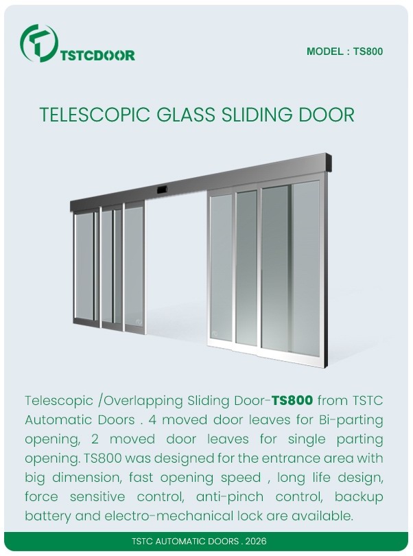 Telescopic Sliding Door-TS800 from TSTC Doors