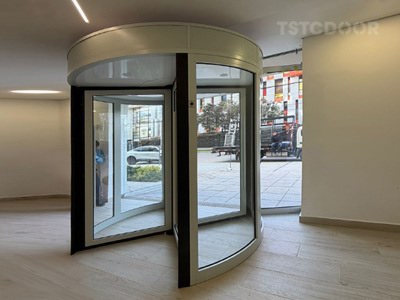 4 Wing Manual Revolving Door f
