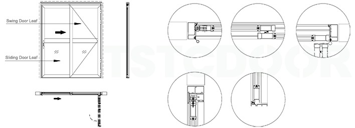 PD Doors-TPD100-Normal Dimension-TSTC