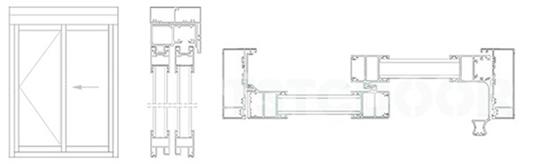 PD Door- TPD100-2 Leaves-TSTC