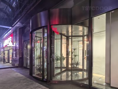 2 Wing Commercial Revolving Door -Hotel Project In Asia -TAR200