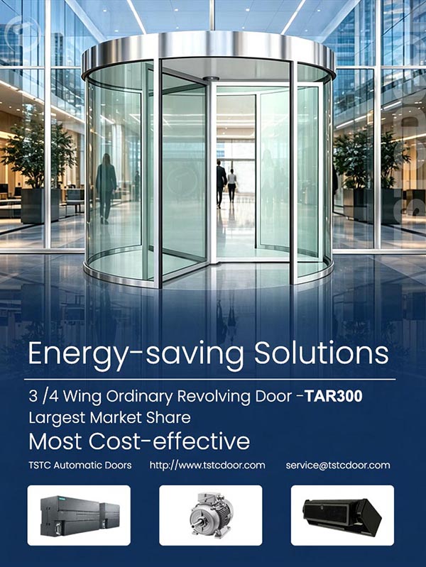 3/4 Wing Revolving Door -TAR300 from TSTC